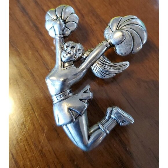 Cheerleader pendant or necklace charm - Picture 2 of 5